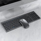 Frendorf | 109 Drei-Modus Wireless Bluetooth Tastatur Maus Set (Gun Black)