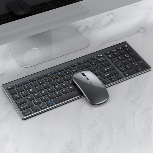 Frendorf | 109 Drei-Modus Wireless Bluetooth Tastatur Maus Set (Gun Black)