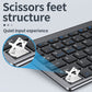 Frendorf | 109 Drei-Modus Wireless Bluetooth Tastatur Maus Set (Silber)
