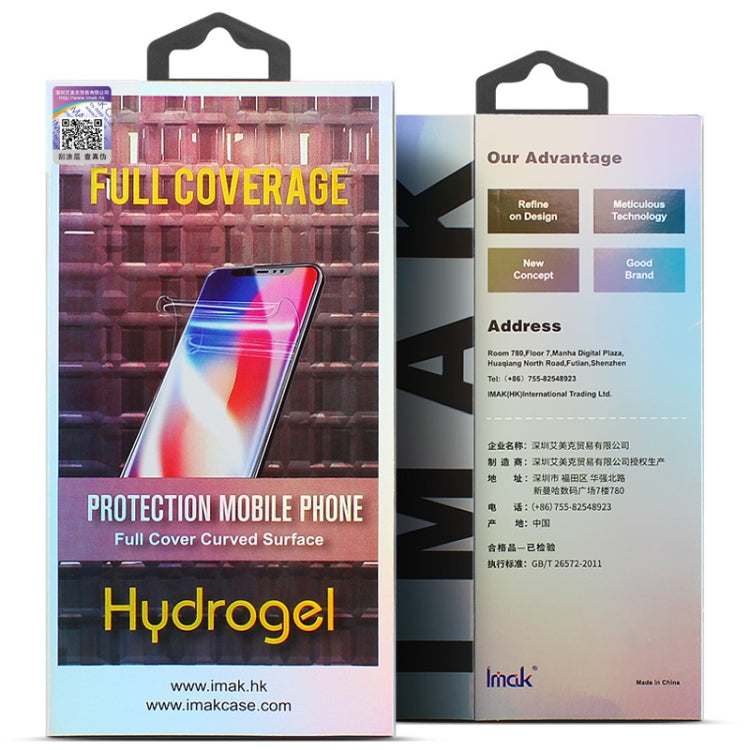 Frendorf | Für iPhone 13 mini 2 Stück IMAK Gebogener Vollbild-Hydrogel-Film Rückenschutz