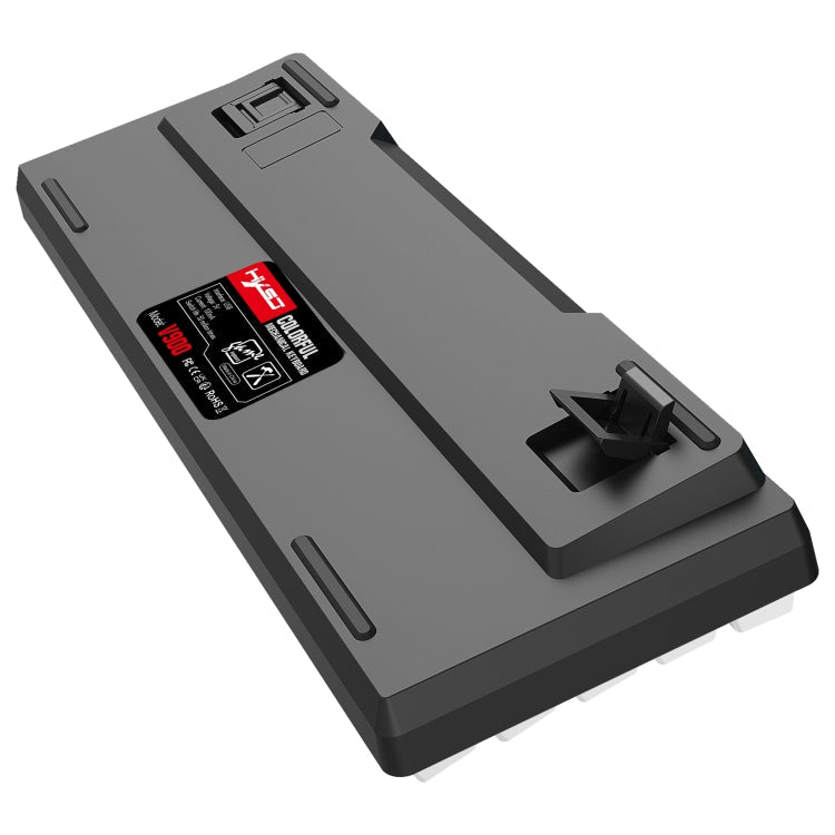 Frendorf | HXSJ V900 61 Tasten Coole Lichteffekte Mechanische Verkabelte Tastatur (Schwarz Rot)