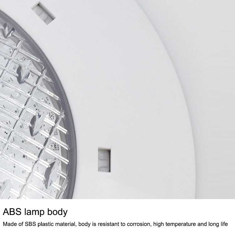 18x3W ABS Kunststoff Schwimmbad Wandlampe Unterwasserlicht (Weiß)