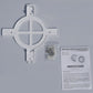 12W ABS-Kunststoff Schwimmbad Wandlampe Unterwasserlicht (Bunt)