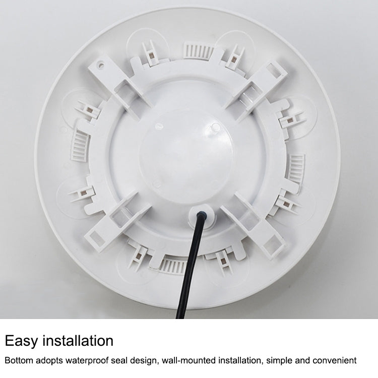12W ABS-Kunststoff Schwimmbad Wandlampe Unterwasserlicht (Bunt)