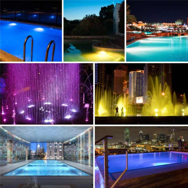 12W ABS-Kunststoff Schwimmbad Wandlampe Unterwasserlicht (Bunt)