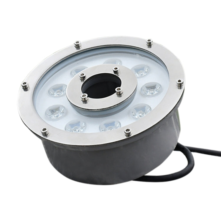 6W Landschaft Farbwechselnd Ring LED Aluminiumlegierung Unterwasser Springbrunnen Licht (Farbwechselnd)