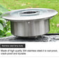 6W Landschaft Farbwechselnd Ring LED Aluminiumlegierung Unterwasser Springbrunnen Licht (Farbwechselnd)