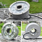 6W Landschaft Farbwechselnd Ring LED Aluminiumlegierung Unterwasser Springbrunnen Licht (Farbwechselnd)