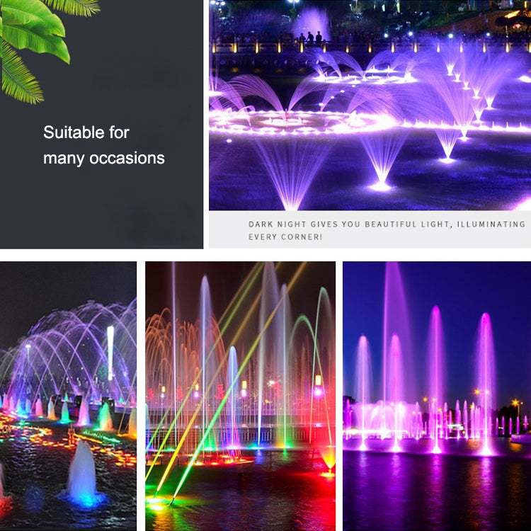 6W Landschaft Farbwechselnd Ring LED Aluminiumlegierung Unterwasser Springbrunnen Licht (Farbwechselnd)