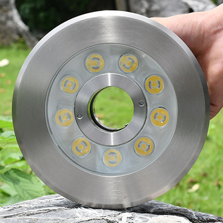 18W Landschaft Farbige Farbwechsel Ring LED Edelstahl Unterwasser Brunnen Licht (Bunt)