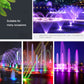 18W Landschaft Farbige Farbwechsel Ring LED Edelstahl Unterwasser Brunnen Licht (Bunt)