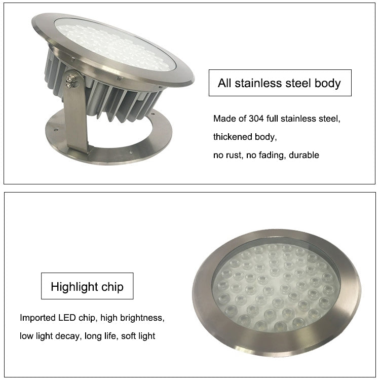 9W Quadrat Park Landschaft LED Unterwasserlicht Poollicht (Warmweißes Licht)