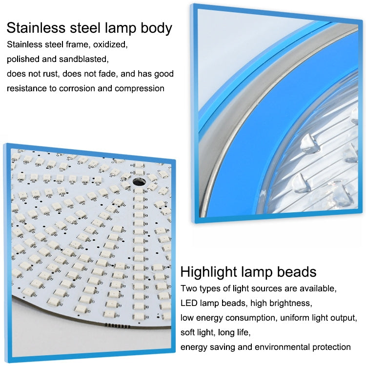 18W LED Edelstahl Wandmontierte Poollicht Landschaft Unterwasserlicht (Buntes Licht)