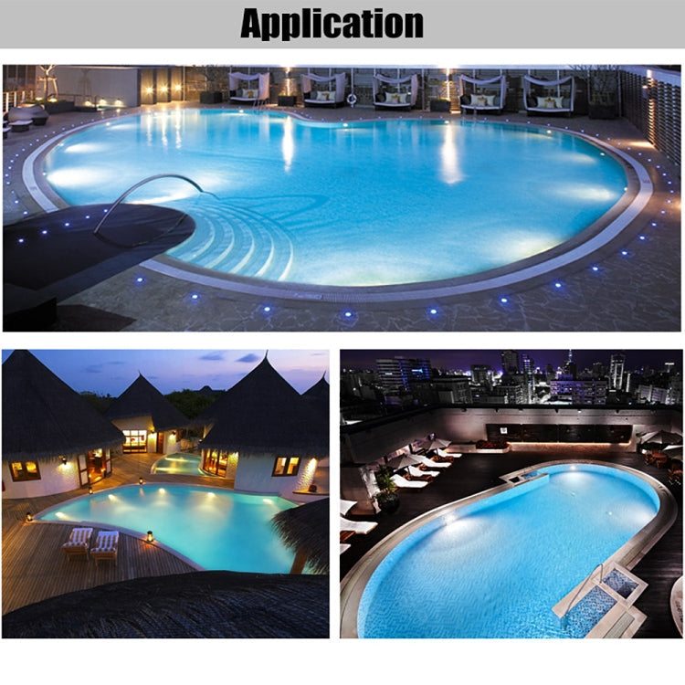 18W LED Edelstahl Wandmontierte Poollicht Landschaft Unterwasserlicht (Buntes Licht)