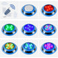15W LED Edelstahl Wandmontierte Poolbeleuchtung Landschaft Unterwasserlicht (Buntes Licht + Fernbedienung)