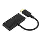 Frendorf | D45 3 in 1 DP zu HDMI + VGA + 3.5 Audio Konverter Kabel (Schwarz)