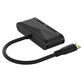 Frendorf | h114 3 in 1 Mini HDMI zu HDMI + VGA + 3.5 Audio Converter Kabel (Schwarz)