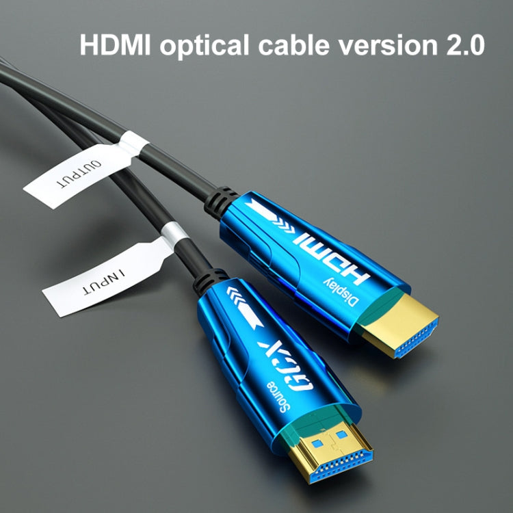 Frendorf | HDMI 2.0 Male to HDMI 2.0 Male 4K HD Aktives optisches Kabel, Kabellänge: 50m