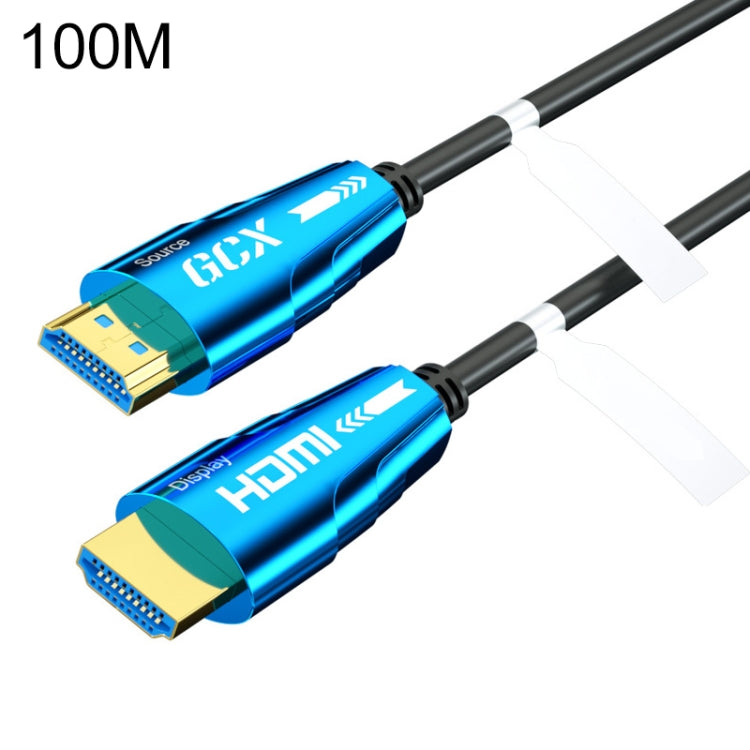 Frendorf | HDMI 2.0 Männlich zu HDMI 2.0 Männlich 4K HD Aktives Optisches Kabel, Kabellänge: 100m