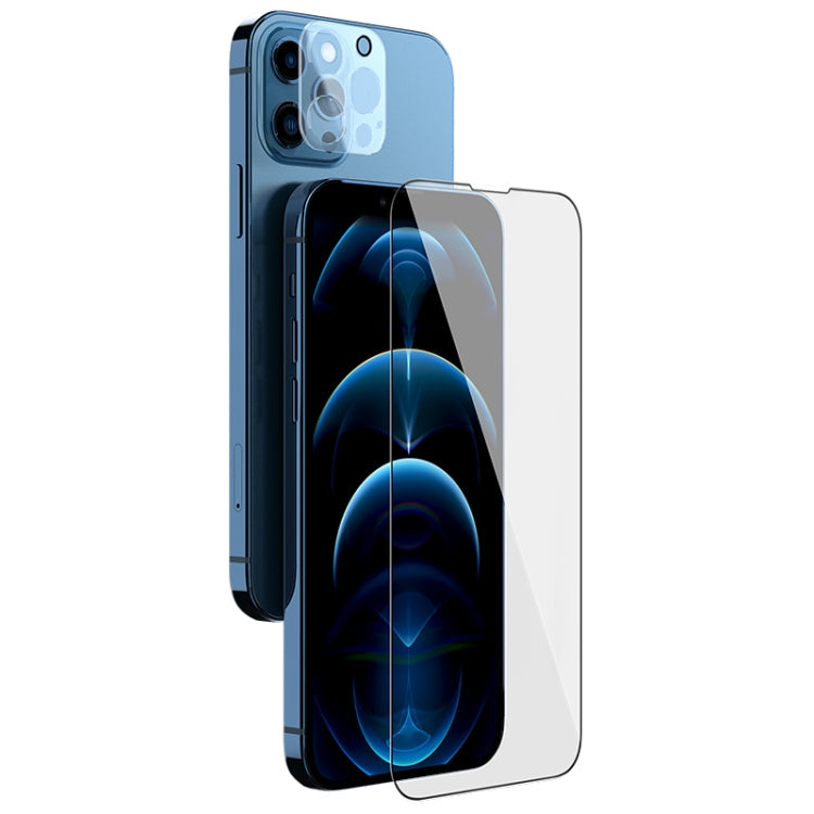 Frendorf | Für iPhone 13 Pro Max NILLKIN 2 in 1 HD Vollbild gehärtete Glasfolie + Kameraschutz Set