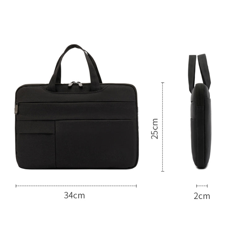 Frendorf | C510 Wasserfeste Oxford-Stoff Laptop-Handtasche für 15.4-16 Zoll Laptops (Schwarz)