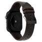 Frerndorf | Für Apple Watch Series 9&8&7 41mm / SE 3&SE 2&6&SE&5&4 40mm / 3&2&1 38mm Öl Wachs Crazy Horse Textur Echtes Leder Uhrenarmband (Kaffee)