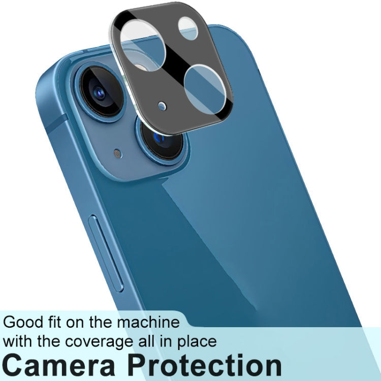 Frendorf | Für iPhone 13 / 13 mini imak Integrierte Rückkamera-Linsen-Temperaturglasfilm mit Objektivdeckel Schwarze Version