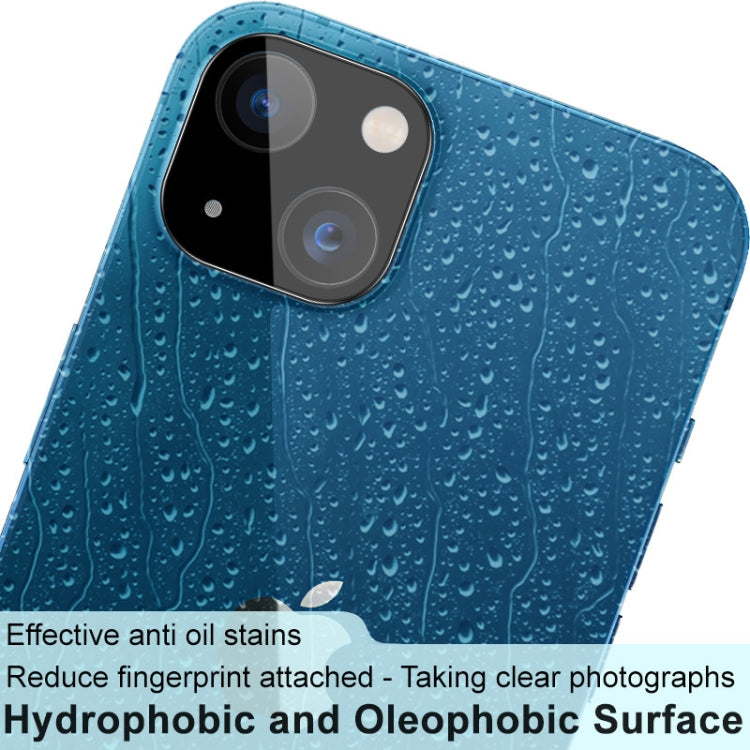 Frendorf | Für iPhone 13 / 13 mini imak Integrierte Rückkamera-Linsen-Temperaturglasfilm mit Objektivdeckel Schwarze Version