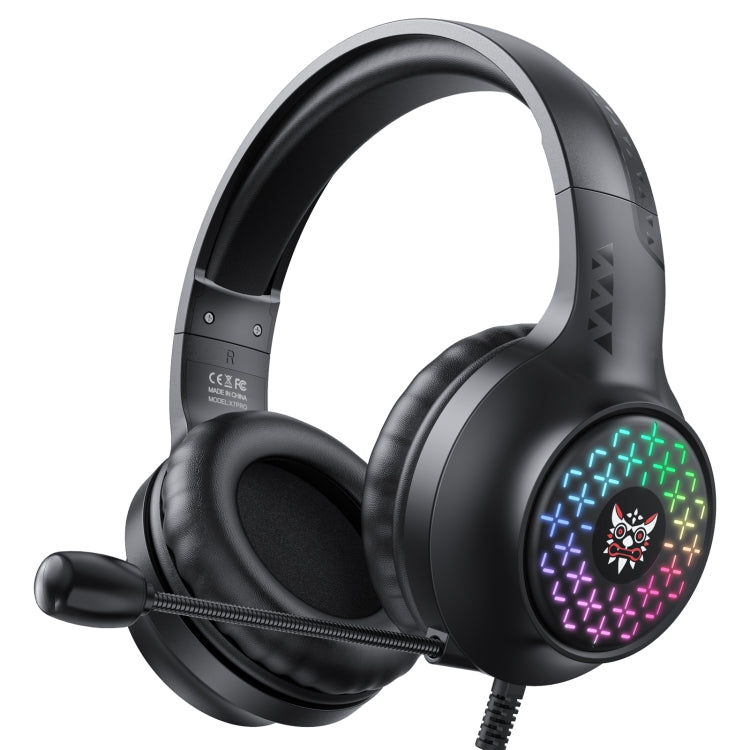 Frendorf | ONIKUMA X7 Pro USB + 3.5mm RGB-Beleuchtung Gaming Wired Headset (Schwarz)