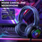 Frendorf | ONIKUMA X7 Pro USB + 3.5mm RGB-Beleuchtung Gaming Wired Headset (Schwarz)