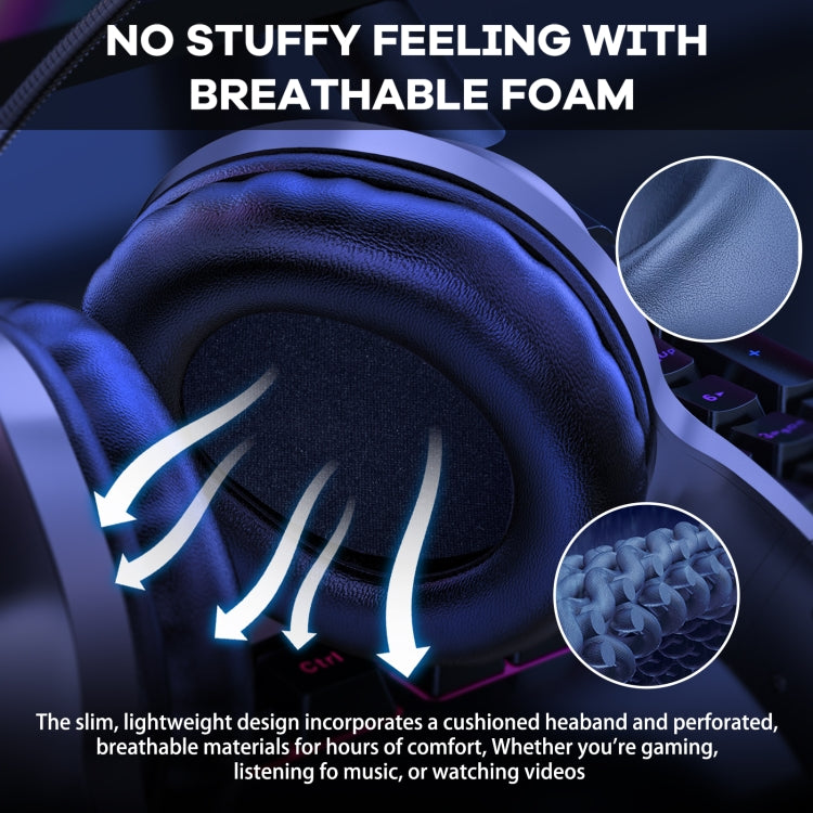 Frendorf | ONIKUMA X7 Pro USB + 3.5mm RGB-Beleuchtung Gaming Wired Headset (Schwarz)