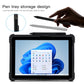 Frendorf | Für MicroSoft Surface Go 1 / 2 / 3 Acryl Transparente Hand-Schultergurt Laptop Hülle