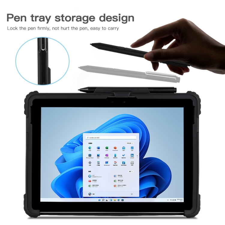 Frendorf | Für MicroSoft Surface Go 1 / 2 / 3 Acryl Transparente Hand-Schultergurt Laptop Hülle