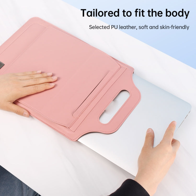 Frendorf | 15 Zoll Multifunktionales Mauspad Ständer Tragbare Laptop Tasche (Braun)