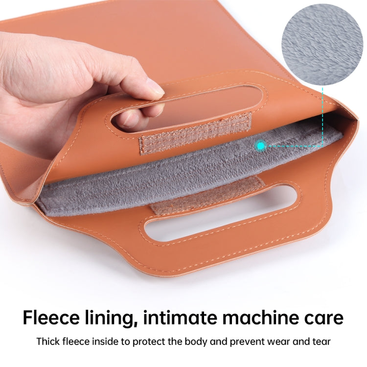 Frendorf | 15 Zoll Multifunktionales Mauspad Ständer Tragbare Laptop Tasche (Braun)