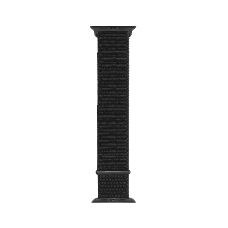 Frendorf | Für Apple Watch Series 7 41mm / 6 & SE & 5 & 4 40mm / 3 & 2 & 1 38mm Mutural Nylon-Uhrenarmband (Schwarz)