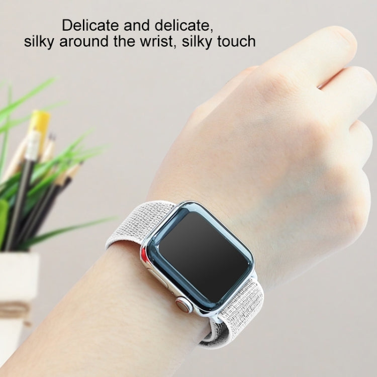Frendorf | Für Apple Watch Series 7 41mm / 6 & SE & 5 & 4 40mm / 3 & 2 & 1 38mm Mutural Nylon-Uhrenarmband (Schwarz)
