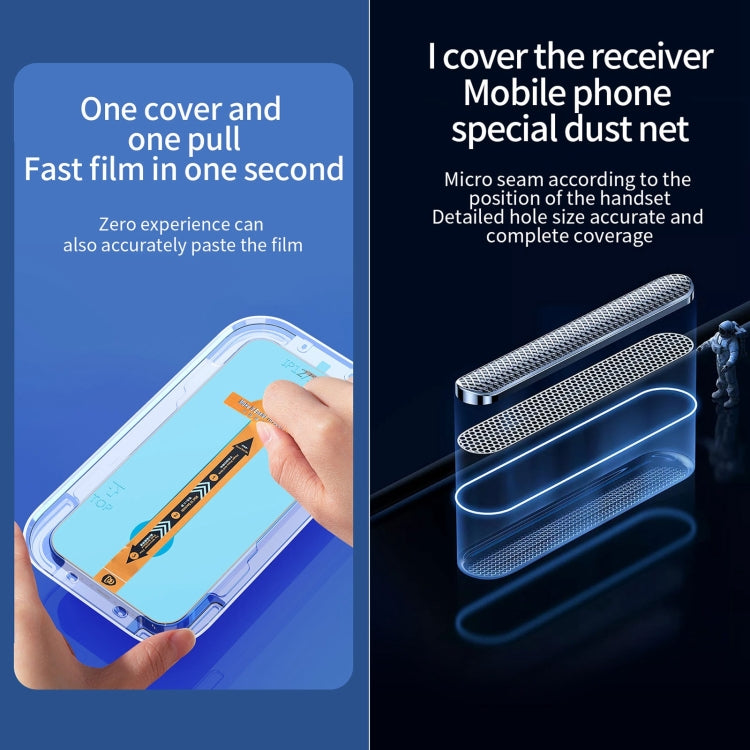 Frendorf | 25 PCS Schnellbefestigung Staubdicht Anti-Statik Gehärtetes Glasfolie Für iPhone 11 Pro Max / XS Max