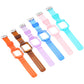 Frerndorf | Transparenter Armband für Apple Watch Series 8&7 45mm / SE 2&6&SE&5&4 44mm / 3&2&1 42mm (Transparente Cyan)
