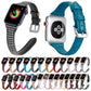 Frerndorf | Echtes Leder Uhrband für Apple Watch Series 9&8&7 41mm / SE 3&SE 2&6&SE&5&4 40mm / 3&2&1 38mm (Helles Braun Wax Leder)