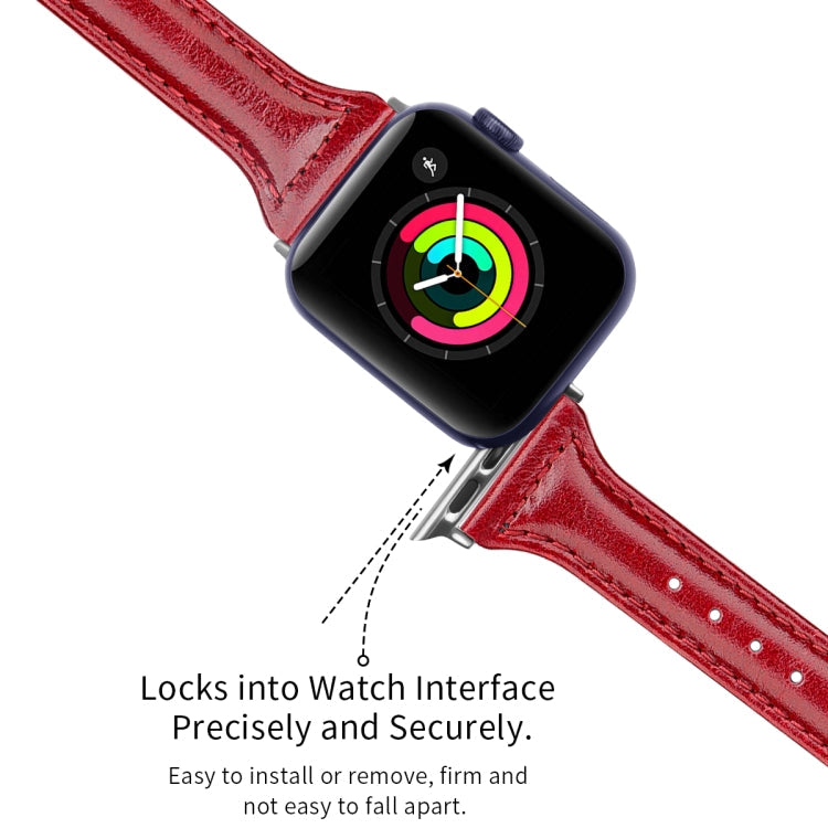 Frerndorf | Echtes Leder Armband für Apple Watch Ultra 49mm&Watch Ultra 2 49mm / Series 9&8&7 45mm / SE 3&SE 2&6&SE&5&4 44mm / 3&2&1 42mm (Baum Creme Rot)