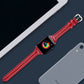 Frerndorf | Echtes Leder Armband für Apple Watch Ultra 49mm&Watch Ultra 2 49mm / Series 9&8&7 45mm / SE 3&SE 2&6&SE&5&4 44mm / 3&2&1 42mm (Baum Creme Rot)