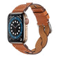Frerndorf | Webband-Uhrarmband für Apple Watch Series 9&8&7 41mm / SE 3&SE 2&6&SE&5&4 40mm / 3&2&1 38mm (Braun)