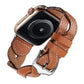 Frerndorf | Webband-Uhrarmband für Apple Watch Series 9&8&7 41mm / SE 3&SE 2&6&SE&5&4 40mm / 3&2&1 38mm (Braun)
