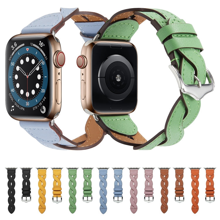 Frerndorf | Webband-Uhrarmband für Apple Watch Series 9&8&7 41mm / SE 3&SE 2&6&SE&5&4 40mm / 3&2&1 38mm (Braun)