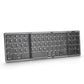 Frendorf | B089 Bluetooth faltbare Tastatur mit Ziffernblock (Grau)