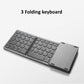 Frendorf | B089T Faltbare Bluetooth-Tastatur Wiederaufladbar mit Touchpad (Grau)