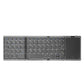 Frendorf | B089T Faltbare Bluetooth-Tastatur Wiederaufladbar mit Touchpad (Grau)