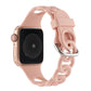 Frerndorf | Hollow Silicone Watch Band Für Apple Watch Series 9&8&7 41mm / SE 3&SE 2&6&SE&5&4 40mm / 3&2&1 38mm(Pink)