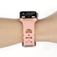 Frerndorf | Hollow Silicone Watch Band Für Apple Watch Series 9&8&7 41mm / SE 3&SE 2&6&SE&5&4 40mm / 3&2&1 38mm(Pink)